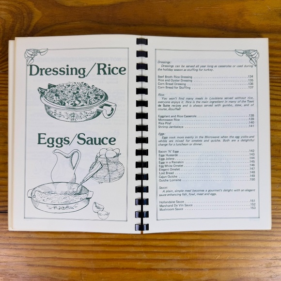 Vintage “Tout de Suite à la Microwave” Cookbook | French Acadian Creole Recipes - Picture 9 of 11